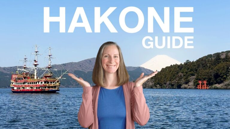 Perfect Overnight Trip to Hakone Japan via Shinkansen Tokyo to Odawara