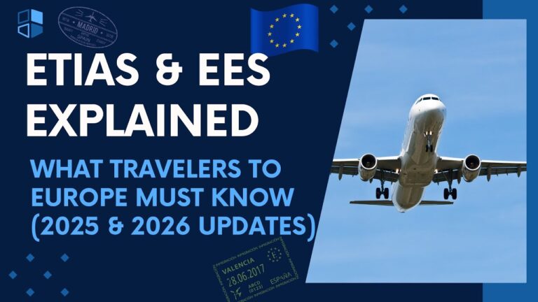 New Travel Rules for visiting Europe in 2025 that you MUST KNOW | EES & ETIAS Explained #etias #ees