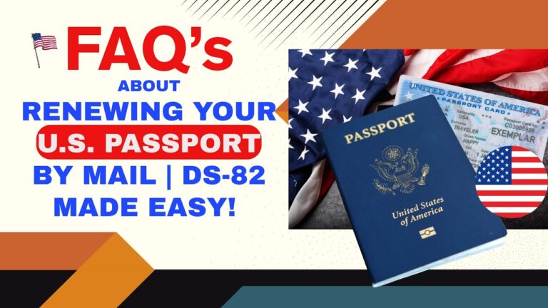 Top Questions Answered About How to Renew Your U S  Passport by Mail Using DS-82