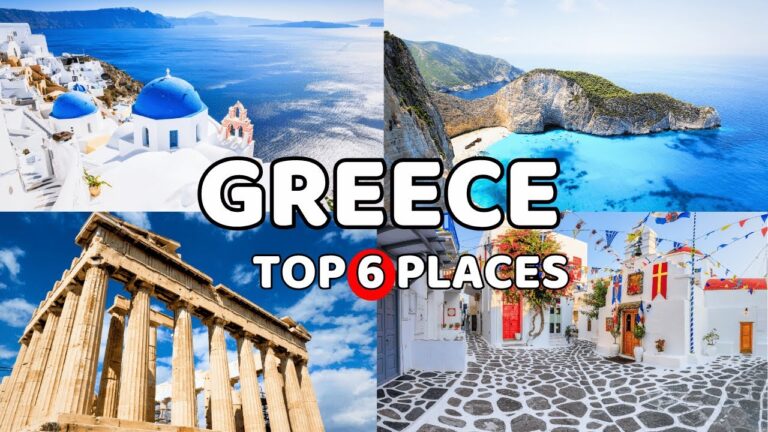 6 Best Places to Visit in Greece -Travel Guide 4K