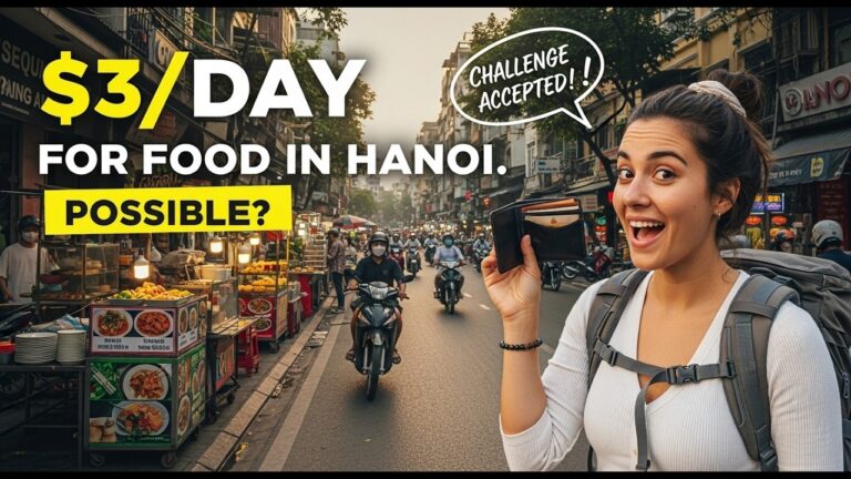 How I Ate Like a King on $3 a Day in Hanoi Vietnam