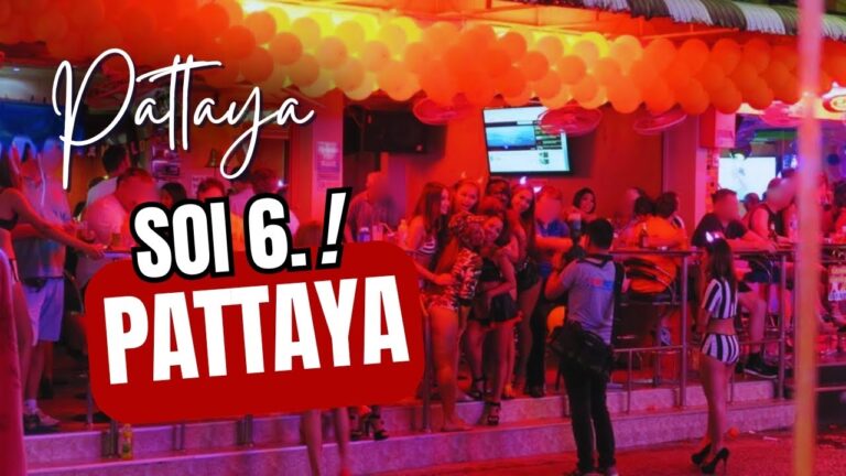 Soi 6 Pattaya The Wildest Street in Thailand Full Walk