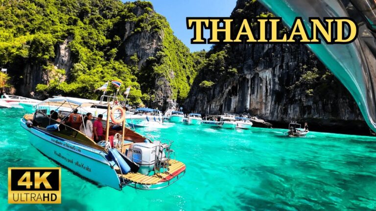 I Walked Phi Phi Island Thailand Surroundings –  Maya Bay | Khai Island | Phuket 4K